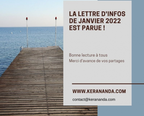 Newsletter janvier 2022 Ker Ananda Rennes