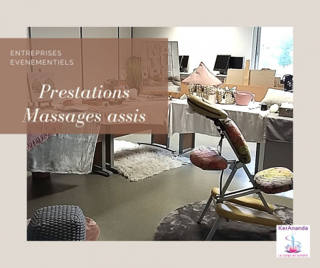 Prestations massages assis proposées en entreprises, en événementiel et dans un cadre associatif par KerAnanda à Rennes