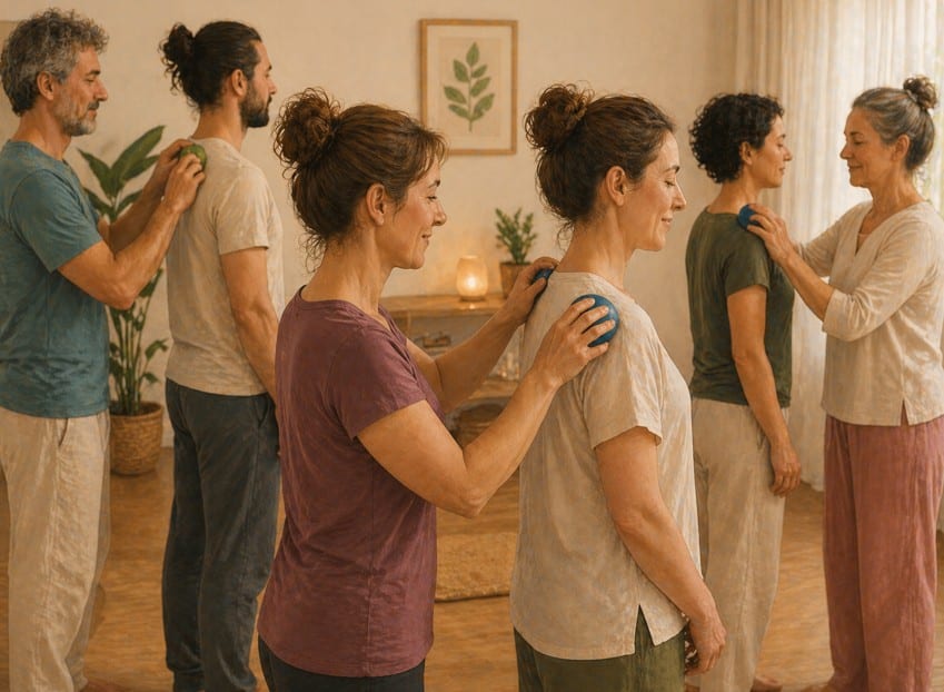 Le massage aux balles : un outil ludique d’une grande richesse